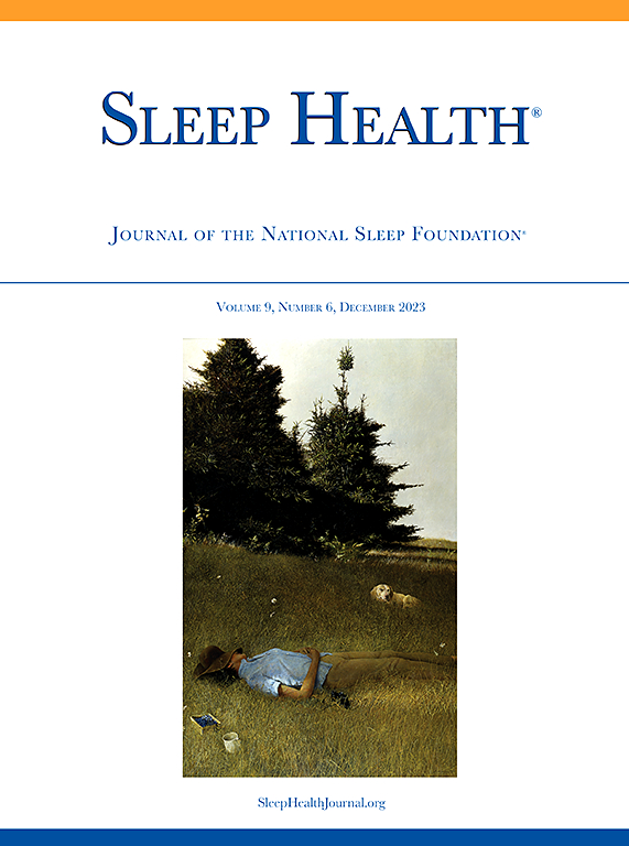 Go to journal home page - Sleep Health